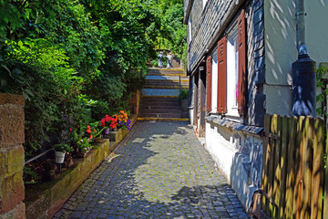 Weg und Schlosstreppe Marburg an der Lahn