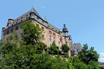 Fototapeta na wymiar Landgrafenschloss Marburg an der Lahn