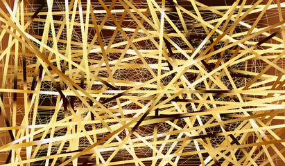 Golden Straws Background