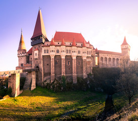 Fototapeta na wymiar Corvin castle in Hundedoara, Romania