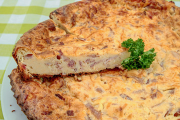 quiche au jambon et fromage