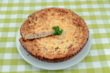 quiche au jambon et fromage
