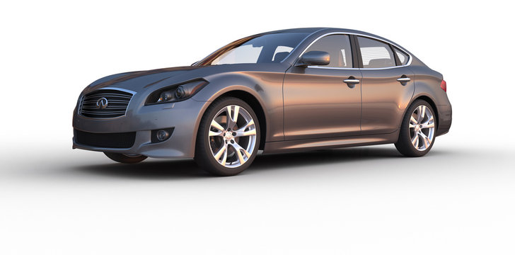 modern luxury sedane car