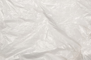 Plastic wihite background. Top view.