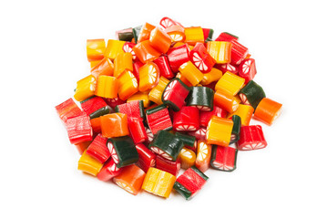 Citrus colorful candies. Jelly sweets,