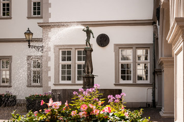"Schängel" Brunnen in Koblenz, Deutschland, Europa