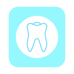 tooth tooth shaped vector icon