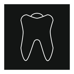 tooth tooth shaped vector icon