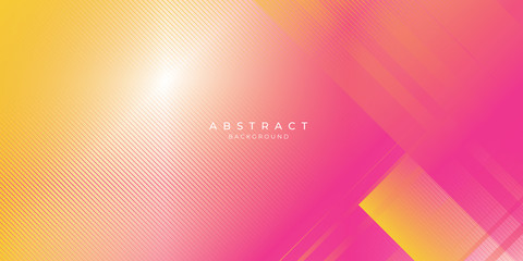 Abstract background orange banner presentation design. Modern background gradient color pink and orange.