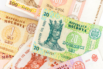 Moldova Сurrency, lei banknote, Currency of Republic of Moldova