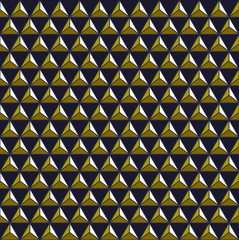 ornament with golden triangles