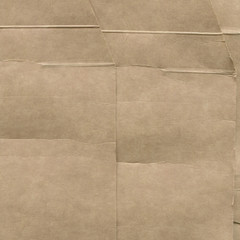 Close up grainy decorative light brown vintage rough sheet of carton. Cardboard paper texture blank background. Brown color old pattern empty papercraft surface. Recycled ecology friendly material.