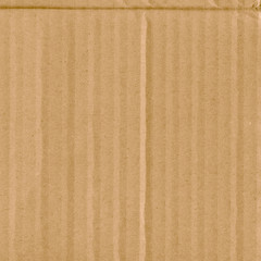 Fototapeta premium Close up grainy decorative light brown vintage rough sheet of carton. Cardboard paper texture blank background. Brown color old pattern empty papercraft surface. Recycled ecology friendly material.