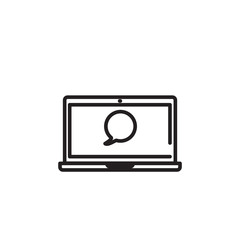 Laptop icon design