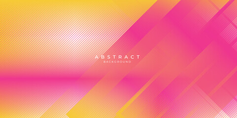 Abstract background orange banner presentation design. Modern background gradient color pink and orange.