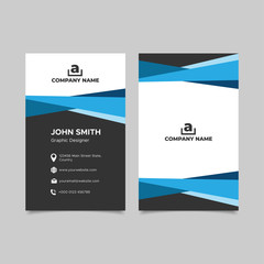 Vertical design template business card
