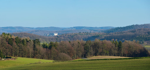 Schloss Lichtenberg im nördlichen Odenwald, Südhessen