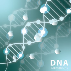 DNA vector medical background