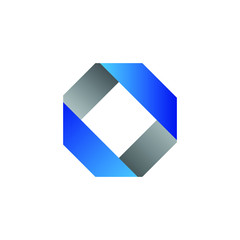 Abstract geometric shape futuristic illustration liquid element 3D geometry technology tech flux twist warp fantasy