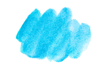 Abstract paint brush blue watercolor and sparkle glitter background.