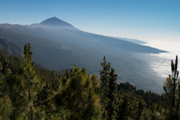 view of teide volcano
