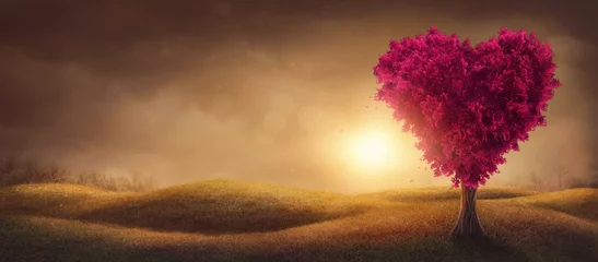 Roter Liebesbaum © Elena Schweitzer