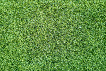 Green background from artificial grass. Copy space.
