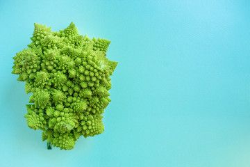 romanesco cauliflower cabbage (delicious vegetable, vitamins diet food) menu concept. food...