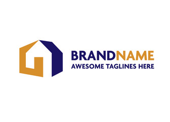 memorable and simple house logo vector concept 