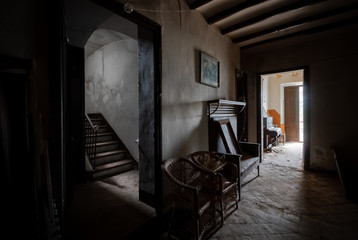 Interior of an abandoned house