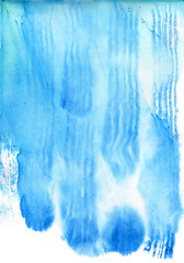 Abstract watercolor background with vertical stripes.