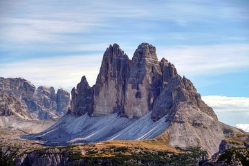 Dolomiten Strudelkopf Aussicht Drei Zinnen