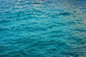 Abstract water background, blue water sea