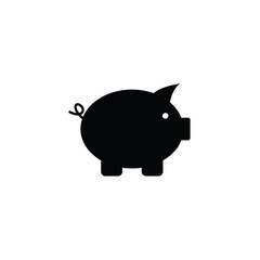Money icon. Piggy bank - saving money icon