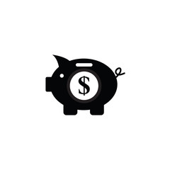 Obraz premium Money icon. Piggy bank - saving money icon