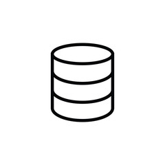 Database icon vector