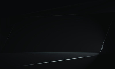 Black grunge background with space 
