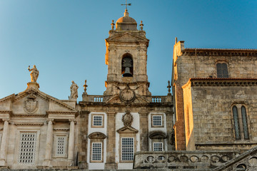 Fototapeta na wymiar St. Francis Church in Porto, Portugal.