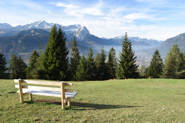 View on German Alps