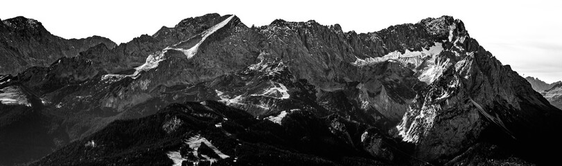 Zugspitze Panorama - obrazy, fototapety, plakaty