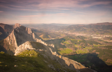 basque mountains, spain