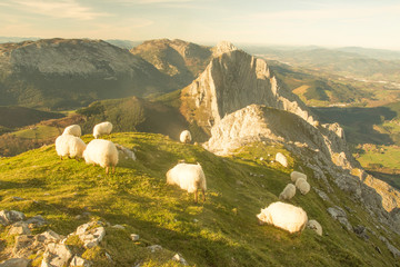 basque mountains, spain