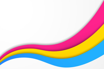 Pan sexual color concept background