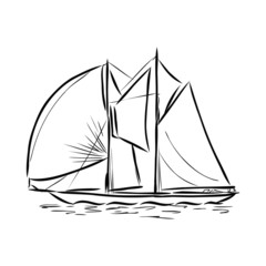 illustration of a boat