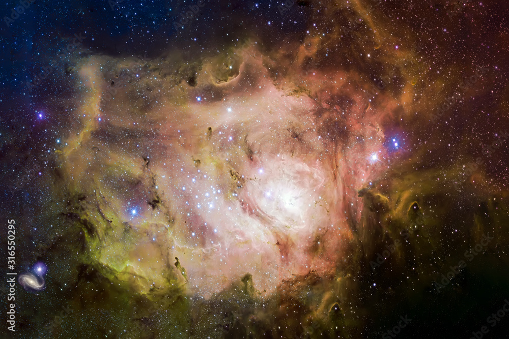 Wall mural nebula, galaxy,starfield, in outer space. infinity universe