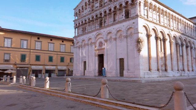 San Michele in Foro, an Catholic basilica church in Lucca (Italy)
