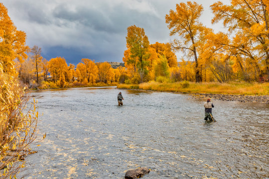 "Stormy Day Trout Fishing"