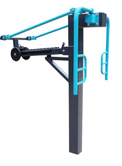 sports equipment on white