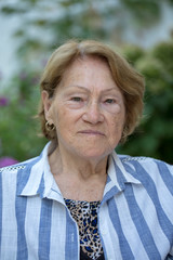 Portrait of happy senior woman