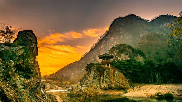 Beautiful morning scenery in Wollyubong